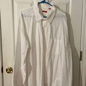 IZOD Men's Classic White Button Down Shirt